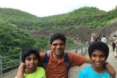 SunithaReddy-TopOfAjantaCavesHill-Soygaon.jpg.opt386x289o00s386x289